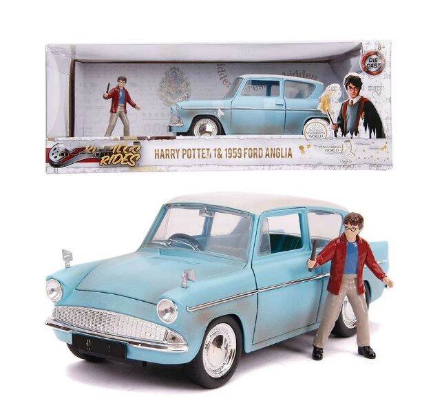 โมเดลรถของเล่นคลาสสิก-จากภาพยนต์ดัง-harry-potter-ford-aglia-1959-อัตราส่วน-1-24-โลหะผสม-พร้อมตัวละครเอก-สุดคลาสสิคน่าสะสม