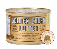 (454g) เนย ถังทอง เนยสดแท้ ชนิดเค็ม / GOLDEN CHURN PURE CREAMERY BUTTER Import From New Zealand