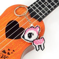 Y094key chain seed beads animal crossing double sides craft supplies cheap art stich diy kit free shipping gift glass beads