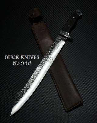 มีดดาบ BUCK KNIVES No.94 FULL TANK ใบมีด 5Cr15mov ด้ามจับไม้ พร้อมซอง ขนาด 17 นิ้ว