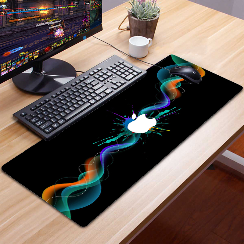 Mouse Pads E-Sports Color : D, Size : 400X900X3mm Rubber Base Stitched Edges Non-Slip and Waterproof Large Keyboard Pad for Gaming/Computer/Desktop Table Mat