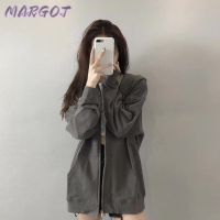 Margot Fashion Mเสื้อฮู้ด เสื้อแขนยาวอบอุ่น หลวมและสบาย ๆ สไตล์ขี้เกียจย้อนยุคอเมริกัน 2023NEW A98J27J 37Z230912