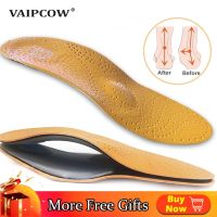 Leather orthotic insole for Flat Feet Arch Support orthopedic shoes sole Insoles for feet suitable men women Children O/X Leg Shoes Accessories