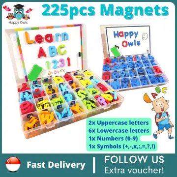 Magnetic Wooden Fishing Toy Write & Wipe Cards Game Montessori