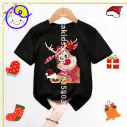 HCM Áo thun trẻ em bé trai bé gái mặc noel cho bé COTTON 100% CAO CẤP MÁT