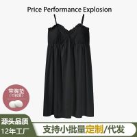 --SY23726❄⊕❃ h d womens summer spenders ghtdress rl simple v-neck sexy dress high-end pure dre