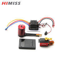 HIMISS 3660 2600KV มอเตอร์แบบไม่มีแปรงถ่าน,3100KV/3800KV/4200KV พร้อมการ์ดโปรแกรม Servos ขนาด80a วงจร Esc ไร้ถ่าน30กก. รองรับ Traxxas ดับบลิวแอลทอยอาร์ซีรถยนต์1/8/1/10 Tamiya