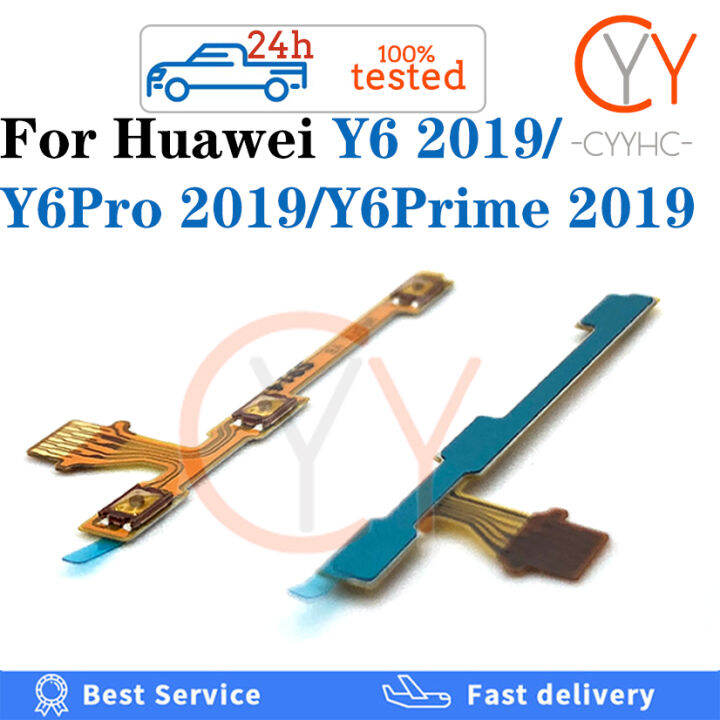 ปริมาณปุ่มเปิด-ปิดปุ่มสายเคเบิลยืดหยุ่นสำหรับ-huawei-y6-pro-2019-y6-prime-2019อะไหล่สายเคเบิล