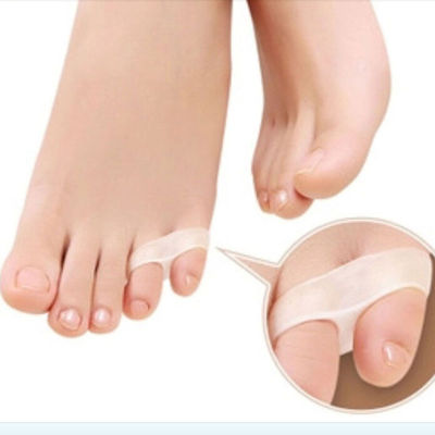 BELLE ตัวแยกนิ้วเท้าทำจากซิลิโคนเจลบรรเทาอาการปวดเท้าเครื่องมือดูแลสุขภาพเท้า