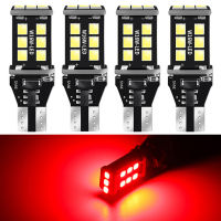 4pcs T15 W16W LED 15SMD 2835 Filament Light Bulbs 5W Turn Signal Tail Parking Reverse Lamp Indicator Lamp Red White Yellow