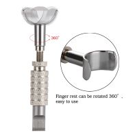 【YF】 Adjustable Rotary Tool Leather Craft Carving Swivel Blade Stainless Steel Manual Cutting Punching Tools