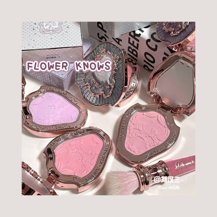 Flower Knows Unicorn Embossed Blush - Snowy Pearl 5G