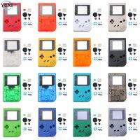 YUzi อะไหล่ซองใส่เปลือกคอนโซลเกมคลาสสิก DMG สำหรับ Gameboy GB แผ่นมีปุ่มที่อยู่อาศัย