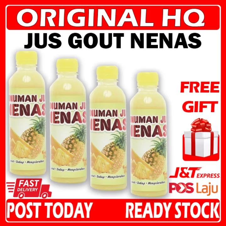 Penawar Gout By Amirna Pills Hq Jus Gout Amirna Penawar Gout Jus Nenas Nanas Asli Lazada