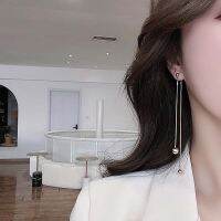 Metal Chain Ball Clip On Earrings No Hole Ear Clips Tassels Earring Without Piercing Minimalist Earrings Jewelry CE1489M