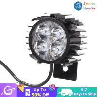 4 LED จักรยานพับไฟฟ้าไฟหน้าอลูมิเนียม12W Ebike ฮอร์นไฟหน้า