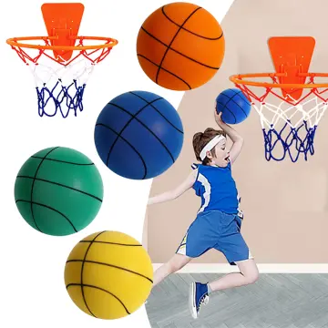 Diameter 24cm Silent Basketball Foam Sports Ball Indoor Mute