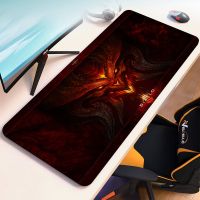 Mousepad Gamer Diablo 4 แผ่นรองเมาส์ขนาดใหญ่ 900x400 อุปกรณ์สำนักงานโต๊ะคอมพิวเตอร์