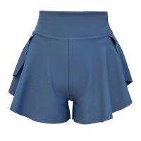 Summer Fashion Sports Short Skirt Dance Casual Anti-Glare Yoga Fitness Running Fake Two-Piece Solid Color Shorts Female 0507