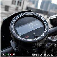 สำหรับ HONDA Rebel CMX 500 300 250เมตร,ฝาครอบวัดความเร็วแหวนยามเครื่องมือฝาครอบป้องกันอะไหล่มอเตอร์ไซค์