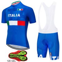 HOT★2023 Tour De อิตาลี12D เจลเสื้อเจอร์ซีย์นักปั่นชุดสั้น Jersey Ropa Ciclismo Maillot ITALIA MTB เสื้อผ้าชุดใส่ปั่นจักรยาน