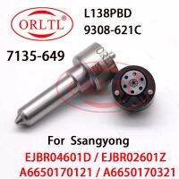 ชุดเครื่องมือซ่อมดีเซล EJBR04601D ชุดยกเครื่อง A6650170321หัวฉีดสำหรับ Ssangyong Rexton 2.7 XDI 163