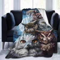 Owl Blanket Cute Blankets Soft Warm Throw Blanket Owl Gifts for Owl Lovers  Machine Wash Air Conditioning Blankets for Bed Sofa Knitting  Crochet