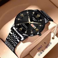 Stainless Steel Men Watch High Quality Waterproof Business Casual Luminous Man Quartz Wristwatch Clocks for Male