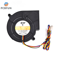 pcbfun 9733 BA10033B12U 12V 2.40A สี่สายพัดลมเป่าลมแรงเหวี่ยง Turbo Turbine เครื่องเป่าลมพัดลมทำความเย็นสำหรับ Inflatables บาร์บีคิวปิกนิก