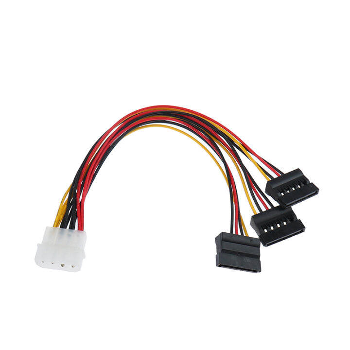 KAKA 4Pin IDE Molex To 3 ATA SATA Power Splitter Extension Cable ...