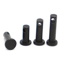 M3 M4 M5 M6 M8 M10 M12 304 Black Caron Steel Flat Head Bearing Cylindrical Positioning Axis Roll Dowel Pin With Hole GB882