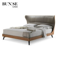 BUNINSE CASA Italian Design Full Grain Leather Bed BUB0915