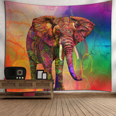 Large Abstract Tapestry Bohemia Creativity Modern Simple Elephant Tapestry Art Room Wall Hanging Tapisserie Home Decor Ek50WT