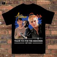 Aaron Carter ขอขอบคุณสำหรับความทรงจำ1987-2022เสื้อยืดสีดำ S-5Xl กลางแจ้ง Vintag ลำลอง Xs-5Xl Unisex