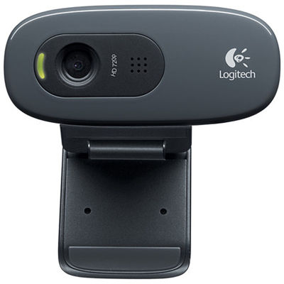 เว็บแคม Logitech C270i ความละเอียดสูงคอมพิวเตอร์โทรทัศน์กล้องคลาสเครือข่ายกล้องฝึกอบรมระยะไกลกล้องเว็บแคม Drtujhfg