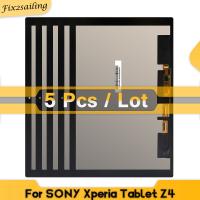 แท็บเล็ต Xperia 5ชิ้น/ล็อตจอแอลซีดีสำหรับ Sony Z4 SGP771 SGP712 10.1ชิ้นส่วนจอสัมผัสแอลซีดีของเครื่องแปลงดิจิทัลเปลี่ยนสำหรับแท็บเล็ต Z4 LCD