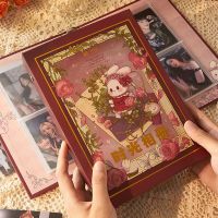 Kawaii Rabbit A5 Kpop Binder Photocard Holder Idol Photo Album with 20pcs Inner Pages Photocards Collect Book School Stationery  Photo Albums