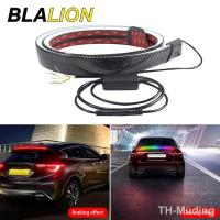 【LZ】❐❄  Car LED Spoilers Brake Light Carbon Fiber Dynamic Daytime Running Light Flexible Colorful DRL 12V Universal Car Turn Signal Lamp