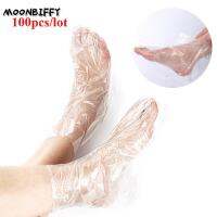 【CW】 100PCS Transprent Disposable Foot Bags Detox SPA Covers Pedicure Prevent Infection Remove Chapped Care Tools Repair Mask