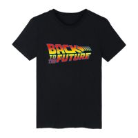 Alimoo เสื้อยืดผ้าฝ้าย แขนสั้น ลาย Back to the Future สำหรับผู้ชายผู้หญิง ไซซ์ XXS-4XLS-5XL