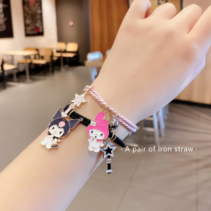 Hello Kitty x Spiderman Matching Bracelets, with Magnet