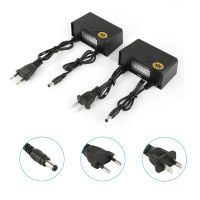 DC 12V 2A CCTV Camera Power Supply Adaptor Portable Outdoor Waterproof EU US Plug Adapter Charger For CCTV Security Video Camera Power Points  Switche