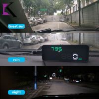 P9 HUD Car Head Up Display OBD2 Universal HUD with 2 Display Way Voltage Speed Warning Alarm