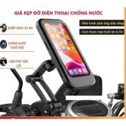 Giá Đỡ Điện Thoại Trên Xe máy, Xe Đạp Chống Nước Cảm Ứng Mượt Mà