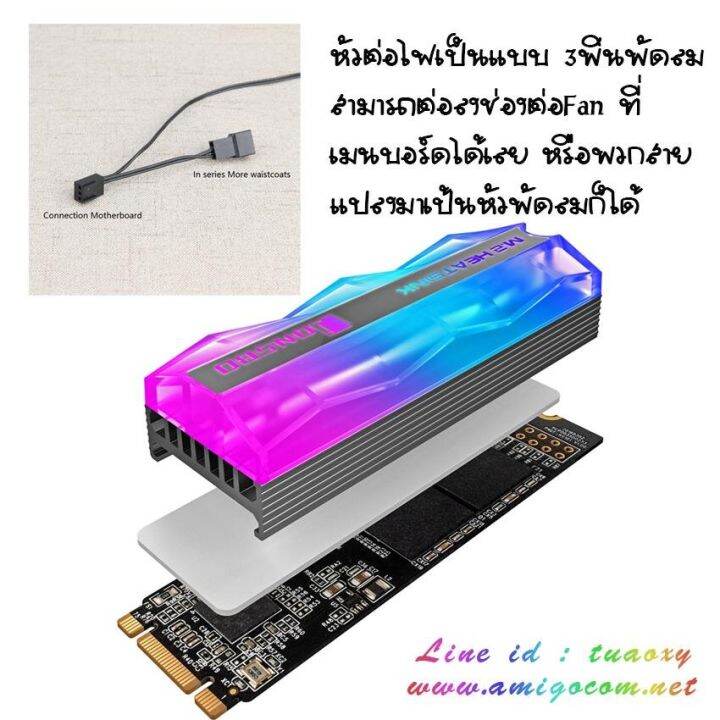 jonsbo-m-2-heatsink-แบบไฟออโต้-color