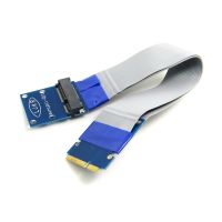 Jimier CY Flexible Mini PCI Express PCI-e Mini Card Extender 52pin Male to Female Extension FFC Cable