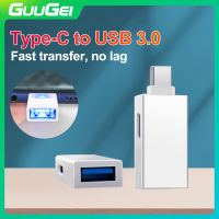 GUUGEI 2 In 1 Type C ฮับต่อพ่วง Type C เพื่อ USB 3.0 OTG 5V/2A ชาร์จพอร์ต Type C อะแดปเตอร์ OTG สำหรับคอมพิวเตอร์ส่วนบุคคลโทรศัพท์