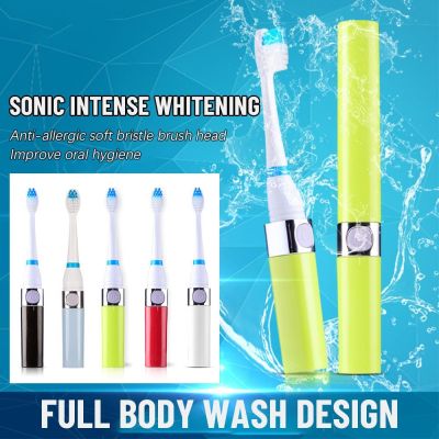 New Aldult Dry Battery Automatic Sonic Toothbrush Electric Toothbrush Oral Cleaning Gum Care