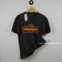 เสื้อยืด Wrangler ชาย/หญิง ผ้าตคอตอน 30s นำเข้าฟรีถุงกระดาษ