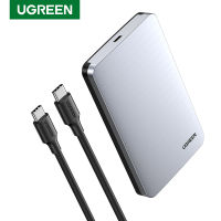 UGREEN HDD Case 2.5 6Gbps SATA To USB C 3.1 Gen 2ฮาร์ดไดรฟ์ภายนอกกล่องอลูมิเนียม Case HD สำหรับ Sata Hard Disk SSD HDD Enclosure